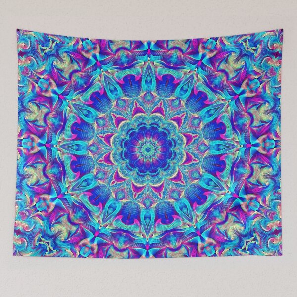 Item preview, Flower Of Life Mandala (Neon Light) designed and sold by Mandala Of Life.