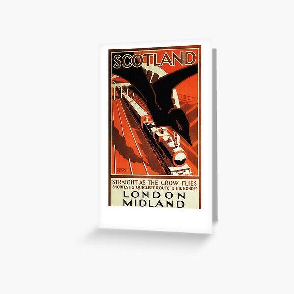 Item preview, London Midland & Scottish Railway Advertisement Vintage Rail designed and sold by retroposters.