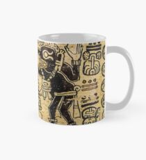 Mayan Art #MayanArt #Maya #pattern, #art, #text, #old, #design, abstract, paper, symbol, ancient, antique Classic Mug