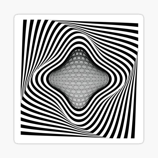 Item preview, op-art sayagata cross designed and sold by silvercordchop.