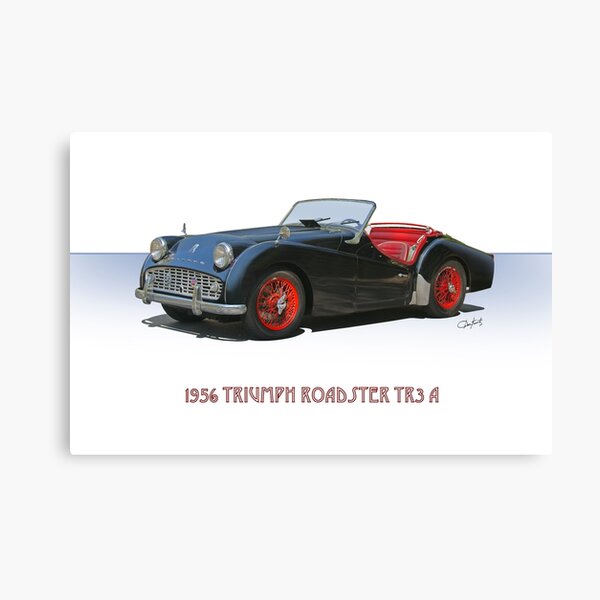 1956 Triumph TR3 A Canvas Print