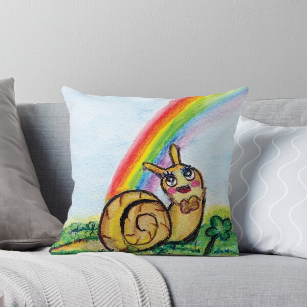 Item preview, Keep Looking Up - Watercolor Snail and Rainbow designed and sold by JillPillDesign.