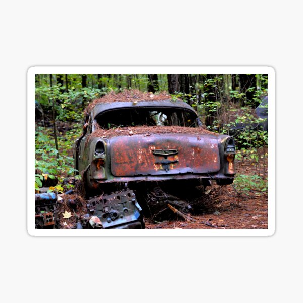 rusty cars Sticker