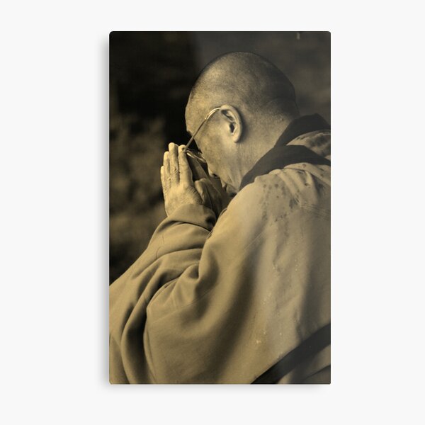 the Dalai Lama. aotearoa, new zealand Metal Print