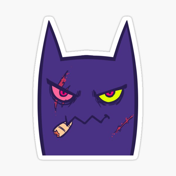 Critter - purple - mobster  Sticker