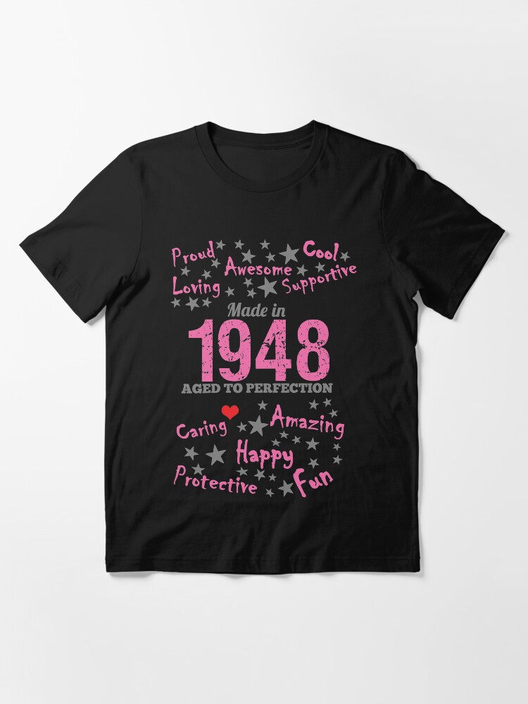 Alternate view of Made In 1948 - Aged To Perfection Essential T-Shirt