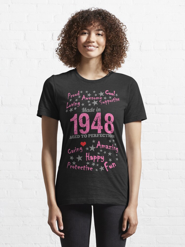 Alternate view of Made In 1948 - Aged To Perfection Essential T-Shirt