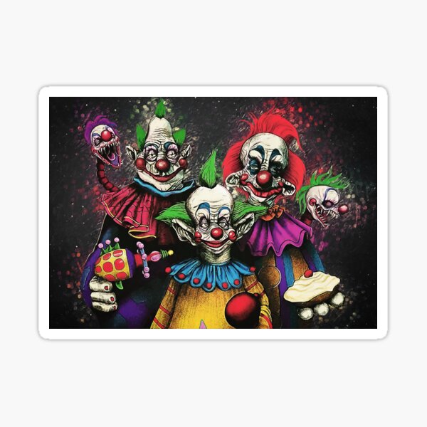 Killer Klowns From Outer Space Sticker