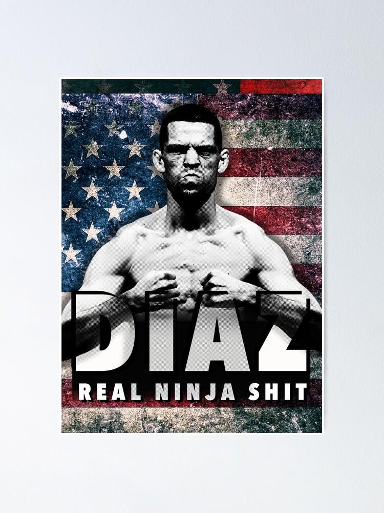 "Nate Diaz " Poster By MMATEES | Redbubble