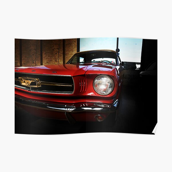 ford mustang voiture classique Poster