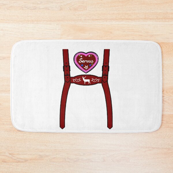 Item preview, Fun T-Shirt Leather Pants Servus Heart Oktoberfest Munich Beer Wiesn designed and sold by urban-design.