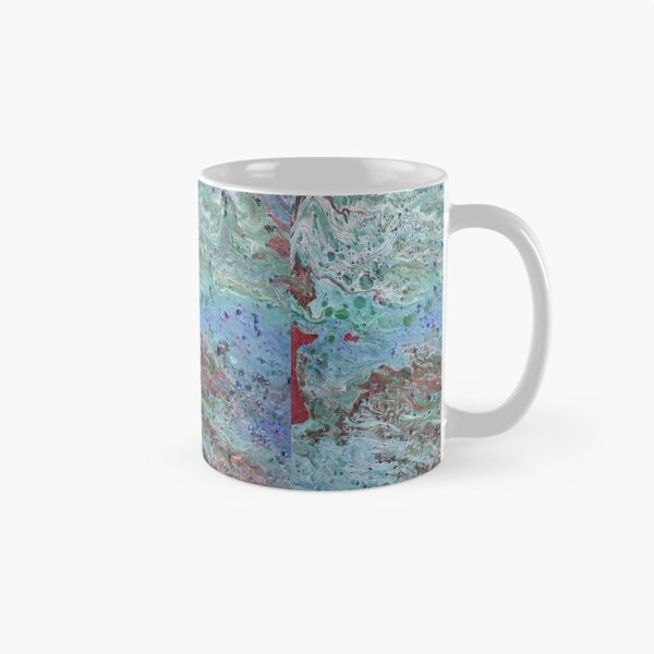 Item preview, afternoon sky, acrylic pour  designed and sold by myatticstudio.