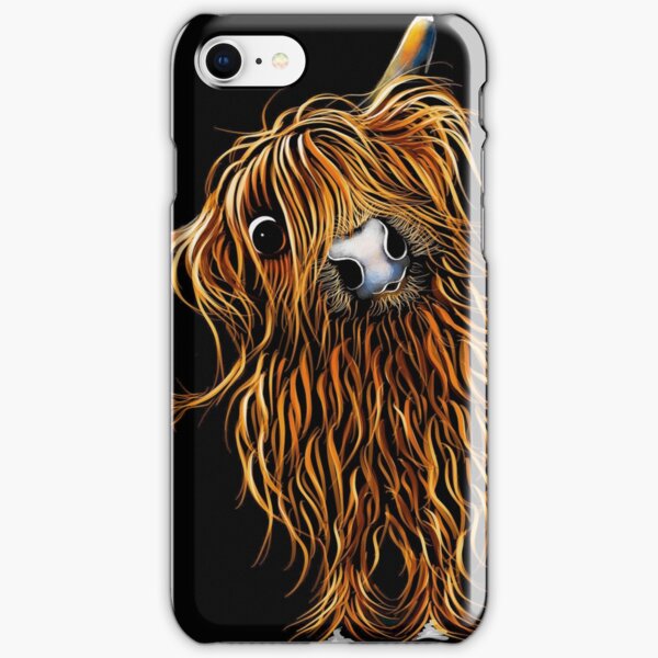 HiGHLaND CoW PRiNT SCoTTiSH ' CoooWeee ' BY SHiRLeY MacARTHuR iPhone Snap Case