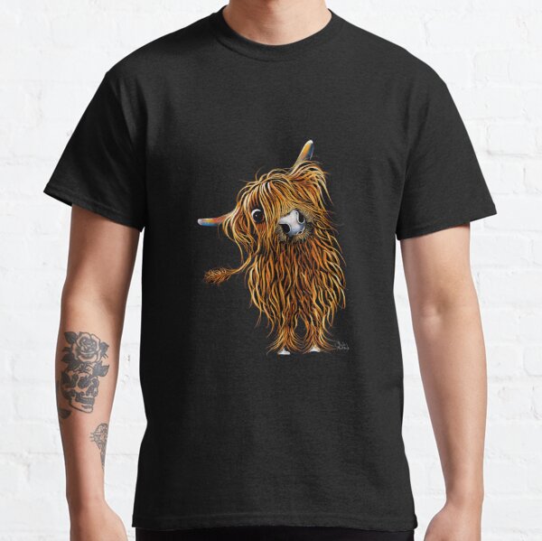 HiGHLaND CoW PRiNT SCoTTiSH ' CoooWeee ' BY SHiRLeY MacARTHuR Classic T-Shirt