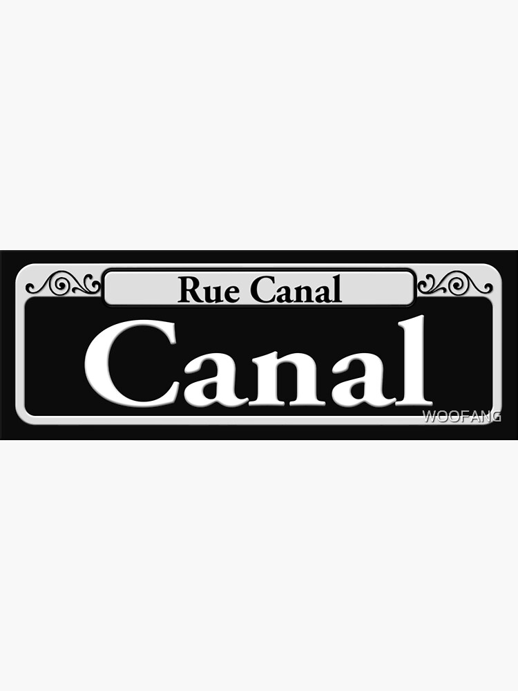 CANAL STREET SIGN - NEW ORLEANS canal-street-sign-new-orleans-art-print-for-sale-by-woofang-redbubble