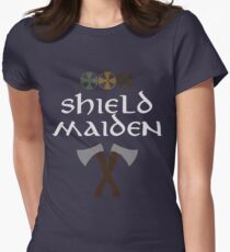 Camiseta entallada para mujer Doncella escudo