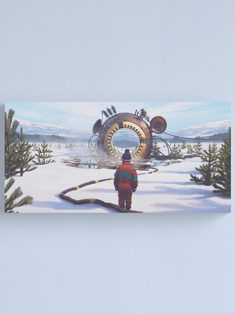 Alternate view of The Course Start Canvas Print