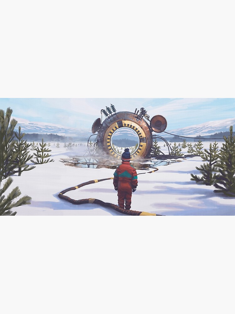 The Course Start by simonstalenhag