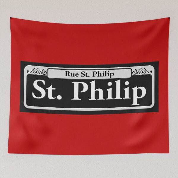 Item preview, ST. PHILIP STREET SIGN - NEW ORLEANS designed and sold by WOOFANG.