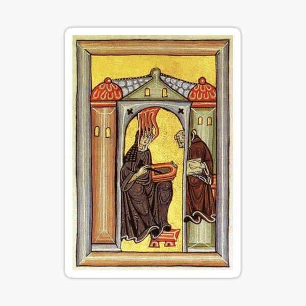 Illumination from the Liber Scivias (Hildegard von Bingen) Sticker