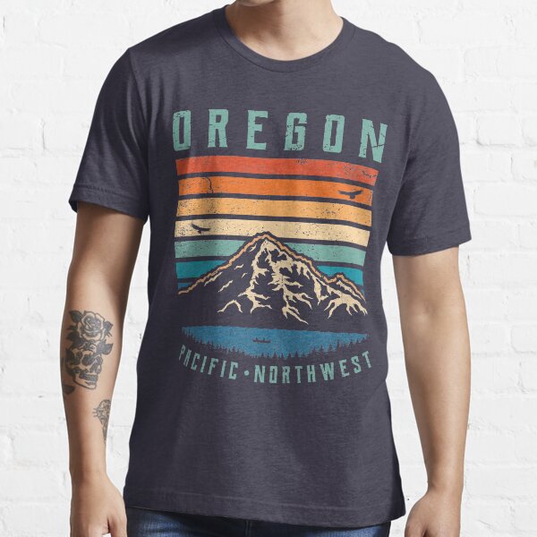 Oregon Retro Mountains Essential T-Shirt