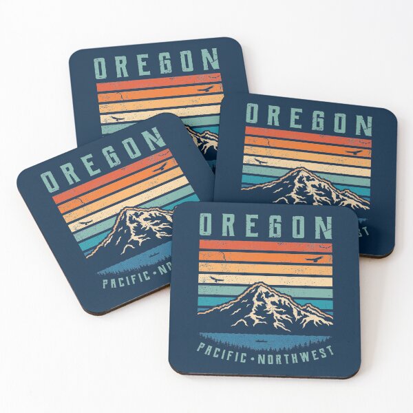 Item preview, Oregon Retro Mountains designed and sold by TigerTom Design.