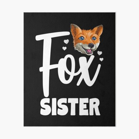 Item preview, Fox Sister Funny Woodland Creature Animal designed and sold by Bendthetrend.