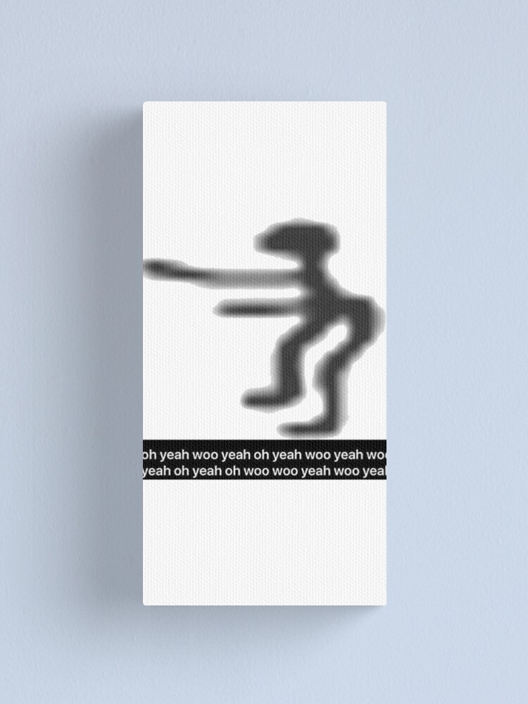 oh yeah woo yeah funny stickman dancing | Photographic Print