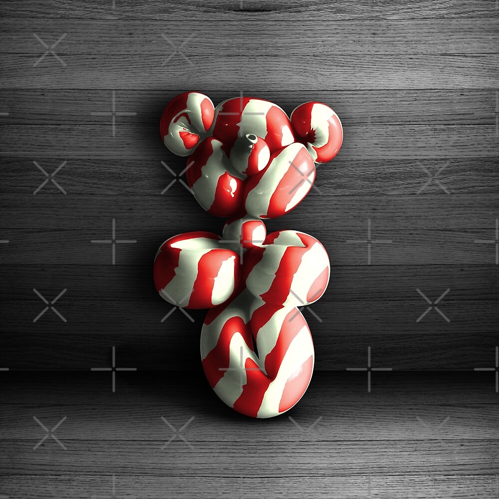 candy cane teddy