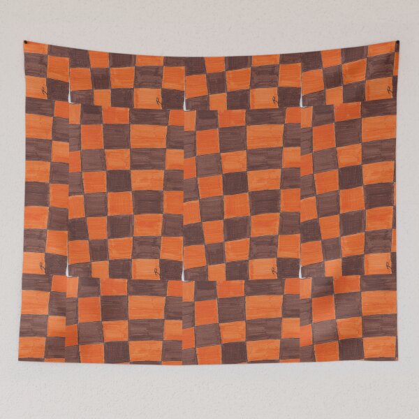 Item preview, autumn checkers designed and sold by ArtistRebeccaLS.