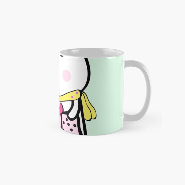 cute bear with pink gift Classic Mug