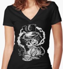 Pennyroyal Teaparty Women's Fitted V-Neck T-Shirt