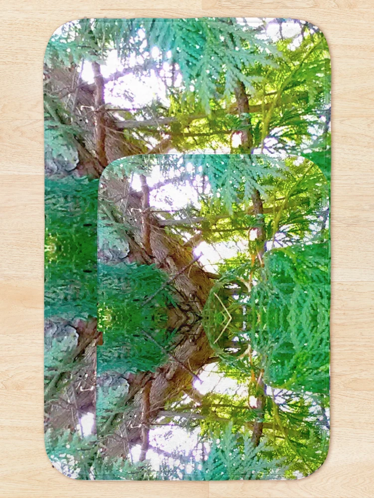 Thumbnail 5 of 6, Bath Mat, cedar designed and sold by InfinitePathArt.