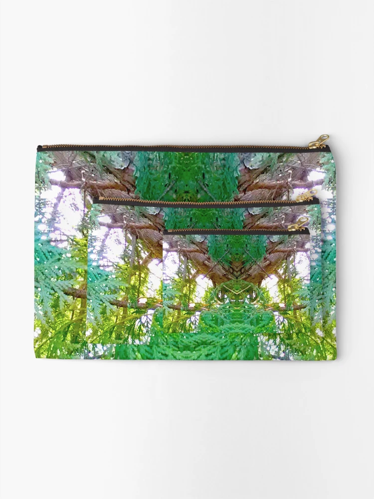 Thumbnail 2 of 4, Zipper Pouch, cedar designed and sold by InfinitePathArt.
