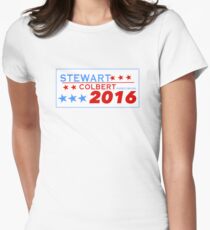 Stewart/Colbert 2016 Women's Fitted T-Shirt
