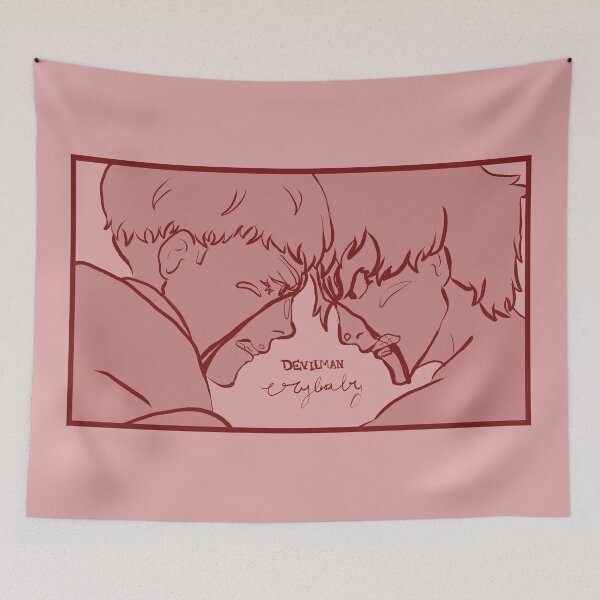 Item preview, DEVILMAN crybaby (RED) designed and sold by Risse Stevens.