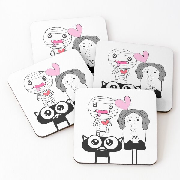 Item preview, cute mummy  and black cat  designed and sold by Pongbun Sangkaew.