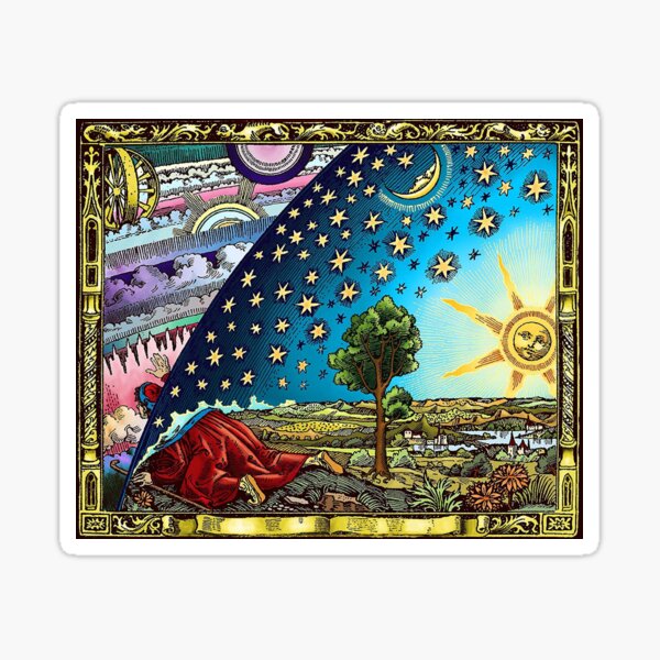 Item preview, Flammarion Engraving   designed and sold by RBEnt.