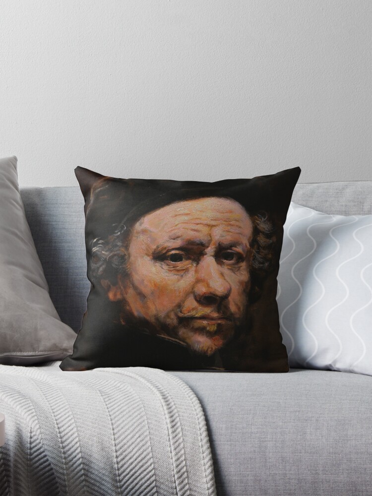 Thumbnail 1 of 4, Pillow, Rembrandt 1655 designed and sold by leoplaw.