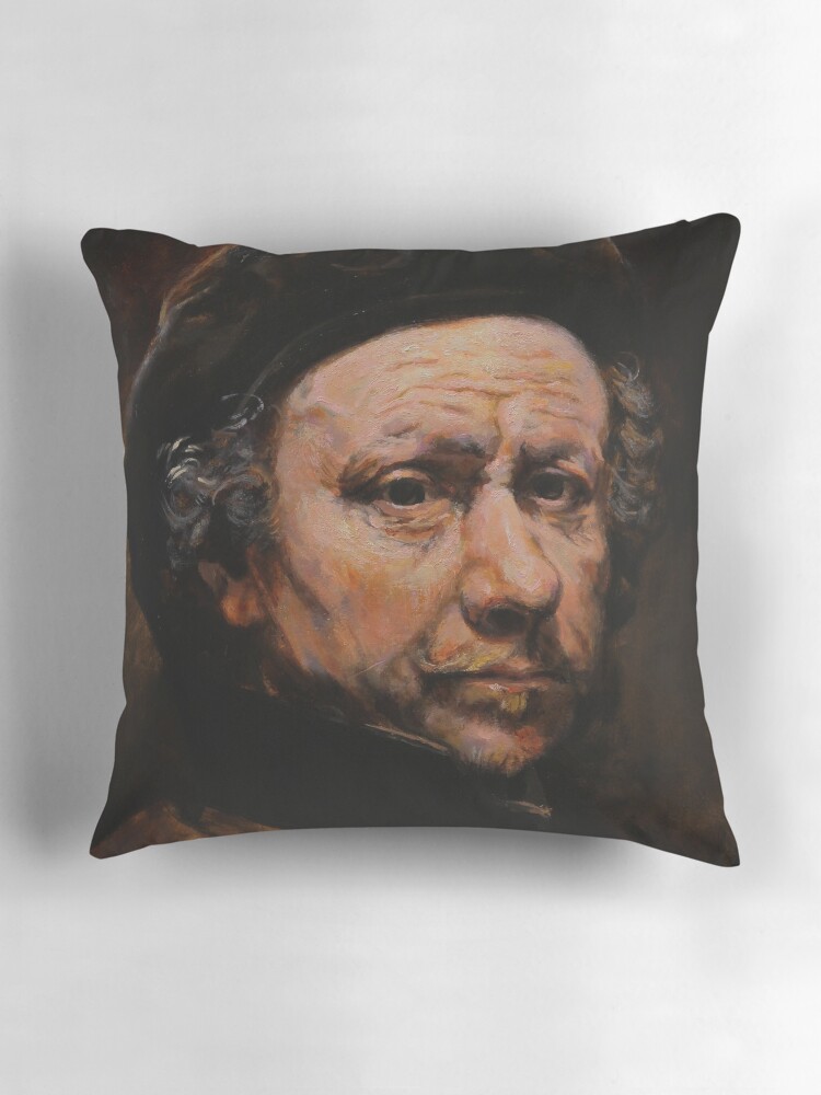 Thumbnail 3 of 4, Pillow, Rembrandt 1655 designed and sold by leoplaw.