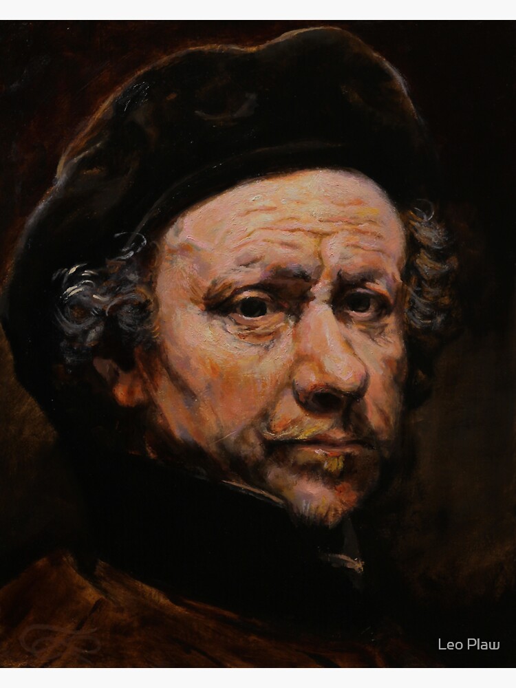 Thumbnail 3 of 3, Sticker, Rembrandt 1655 designed and sold by leoplaw.