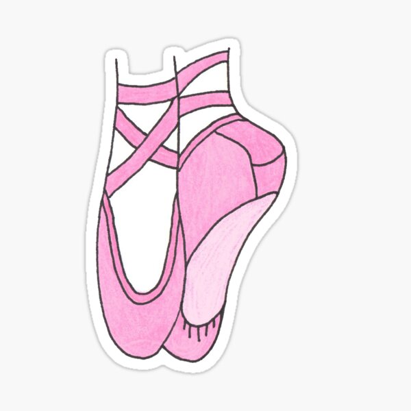Ballet Slippers Sticker