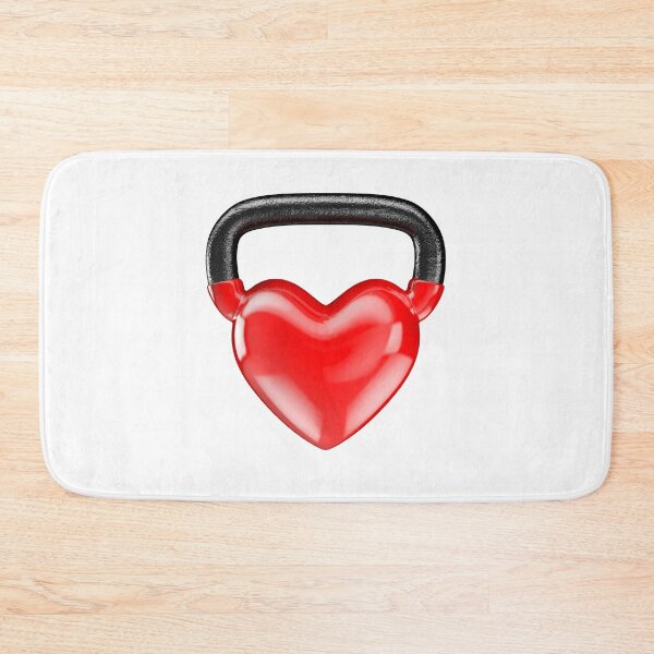Item preview, Kettlebell heart vinyl designed and sold by GrandeDuc.