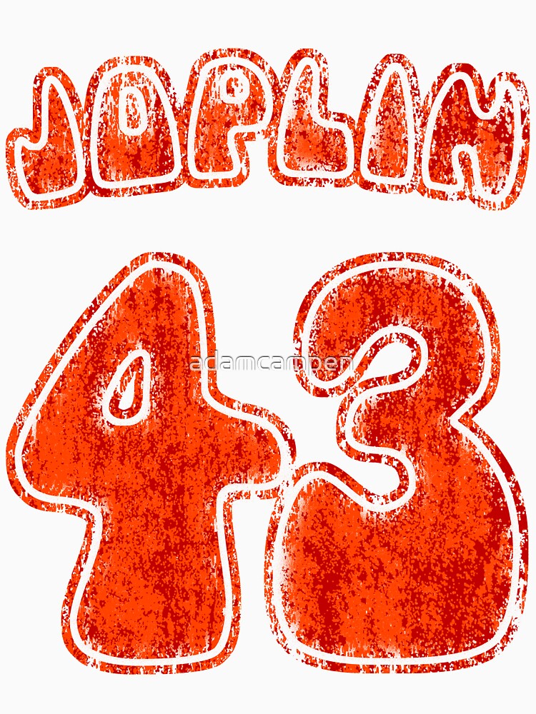 "JOPLIN 43" Tshirt for Sale by adamcampen Redbubble joplin t