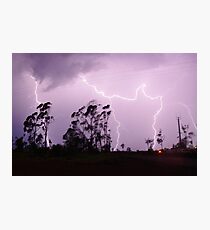 electric skys 2 Photographic Print