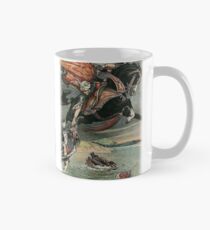 DIUK STOOPED AND CAUGHT CHURILO BY HIS YELLOW CURLS from the story HOW THE COURT OF VLADIMIR RECEIVED A VISITOR FROM INDIA in The Russian Story Book Classic Mug