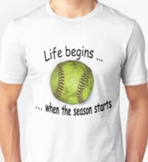 Life begins ... Unisex T-Shirt