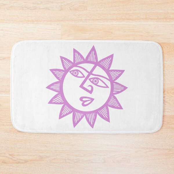 Item preview, Original Happy and Smirky Sun Looking Up Design (pink) designed and sold by wariana.