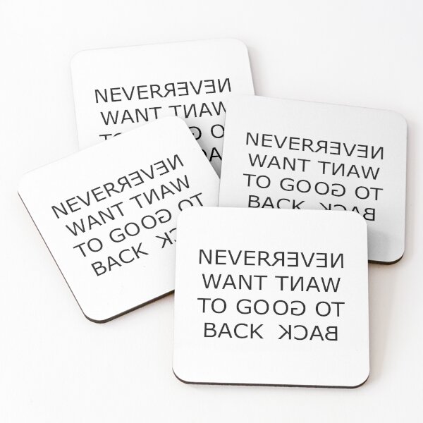 Item preview, NEVER WANT TO GO BACK designed and sold by I-4hd.