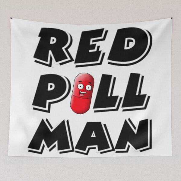 Item preview, Red Pill Man (Words) designed and sold by Joker-laugh.